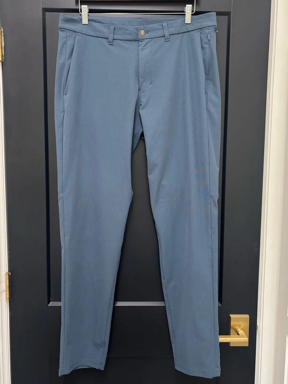 Lululemon Commission Pant Slim 32” Warpstreme Iron Blue Men’s 36x32 chino golf